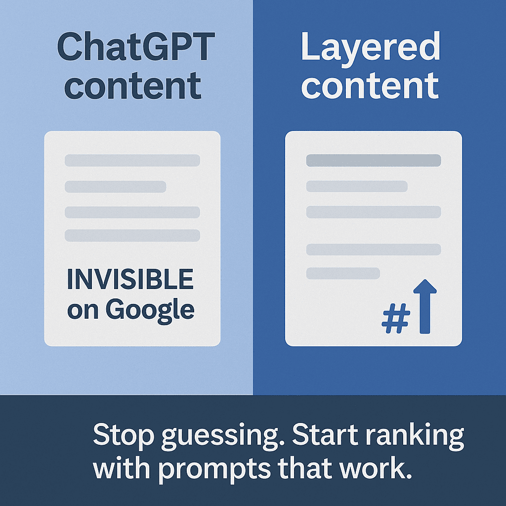 Layered Content Prompt Pack for Google-Ready Content