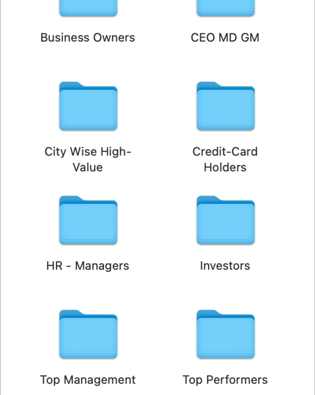 Main Folder Screenshot